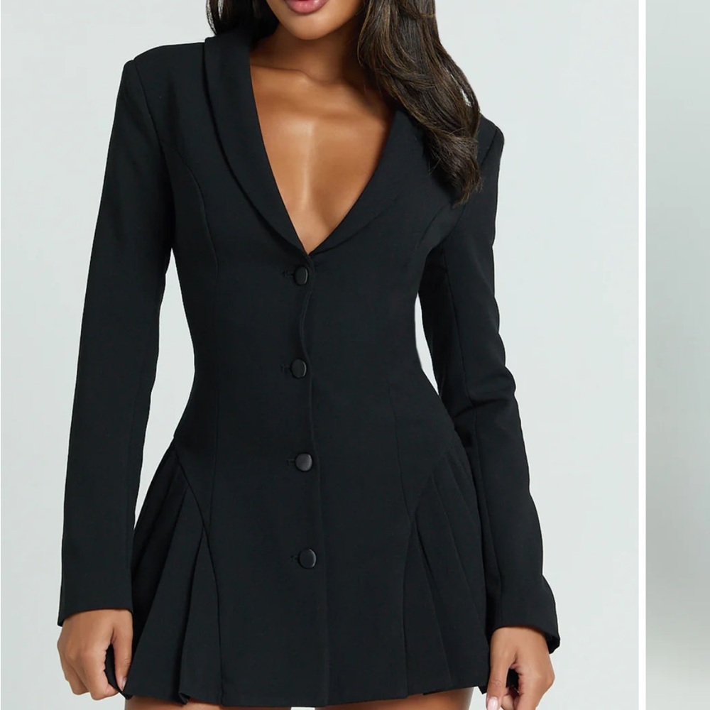Black Blazer Mini Dress - Picture 2 of 4